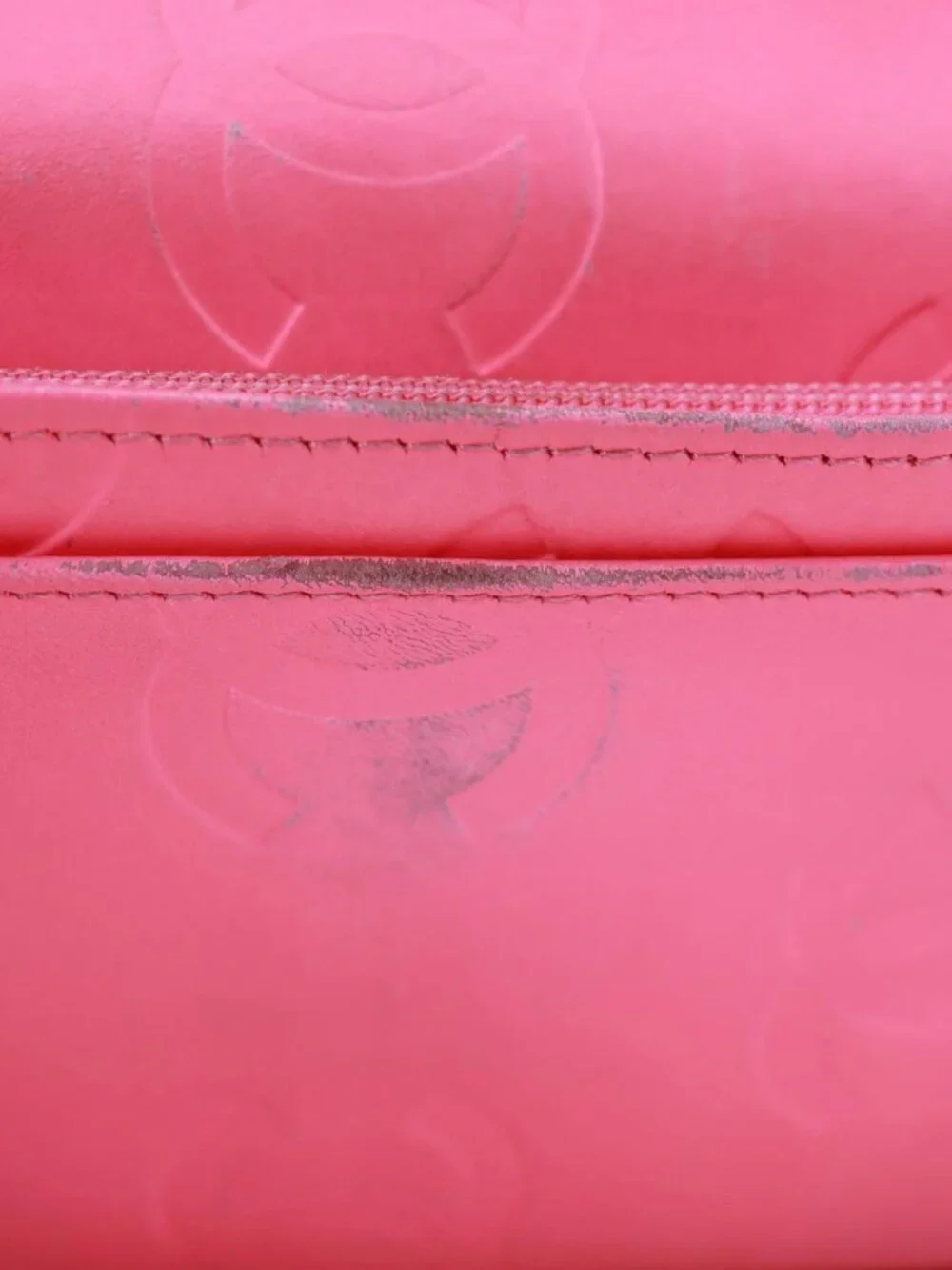 Chanel Cambon Yen Leather Long Bifold Wallet Black